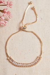 Heliophilia Silver Pulsera de Metal Dorada CBL9788